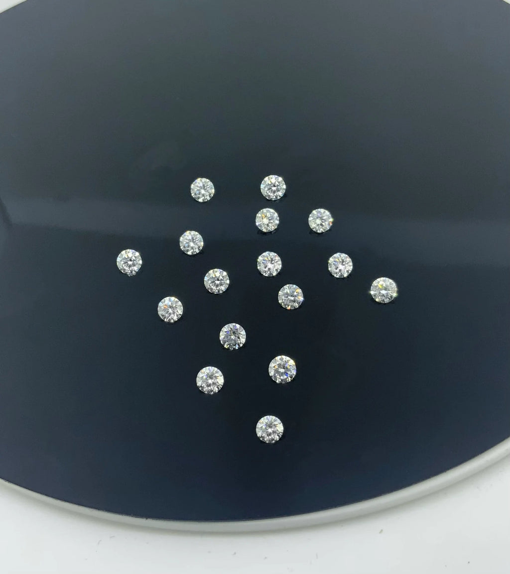 4mm CVD Lab Grown Diamond: .25 Carat DEF-VS Round Brilliant Cut