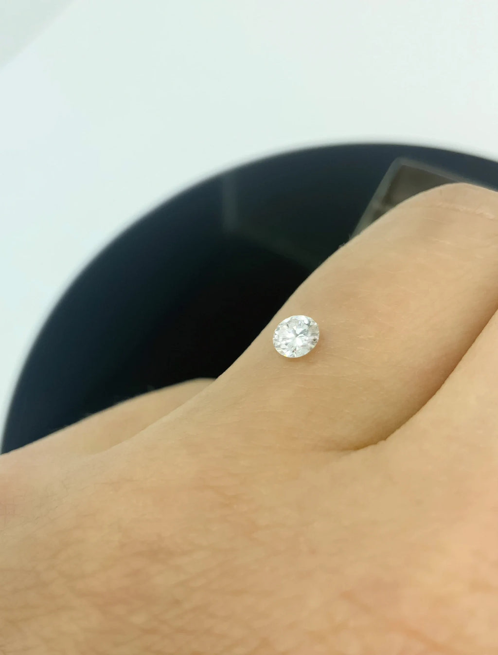 4mm CVD Lab Grown Diamond: .25 Carat DEF-VS Round Brilliant Cut